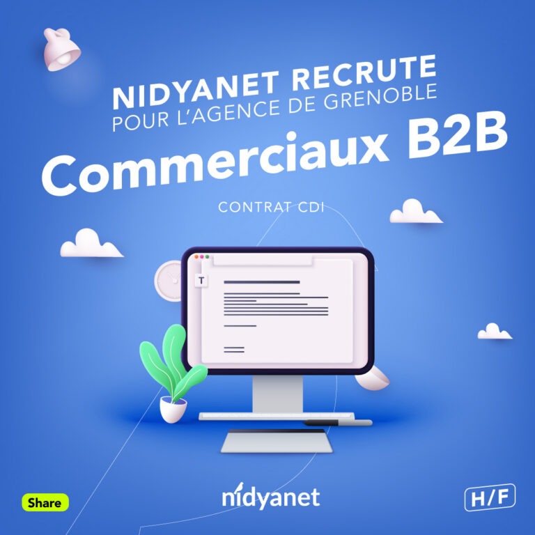 Offre d’emploi Nidyanet : commercial