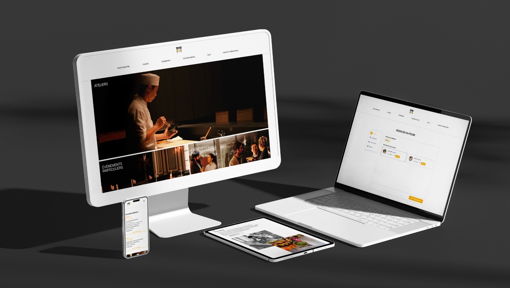 Site internet réalisé par Nidyanet pour Sushi Life