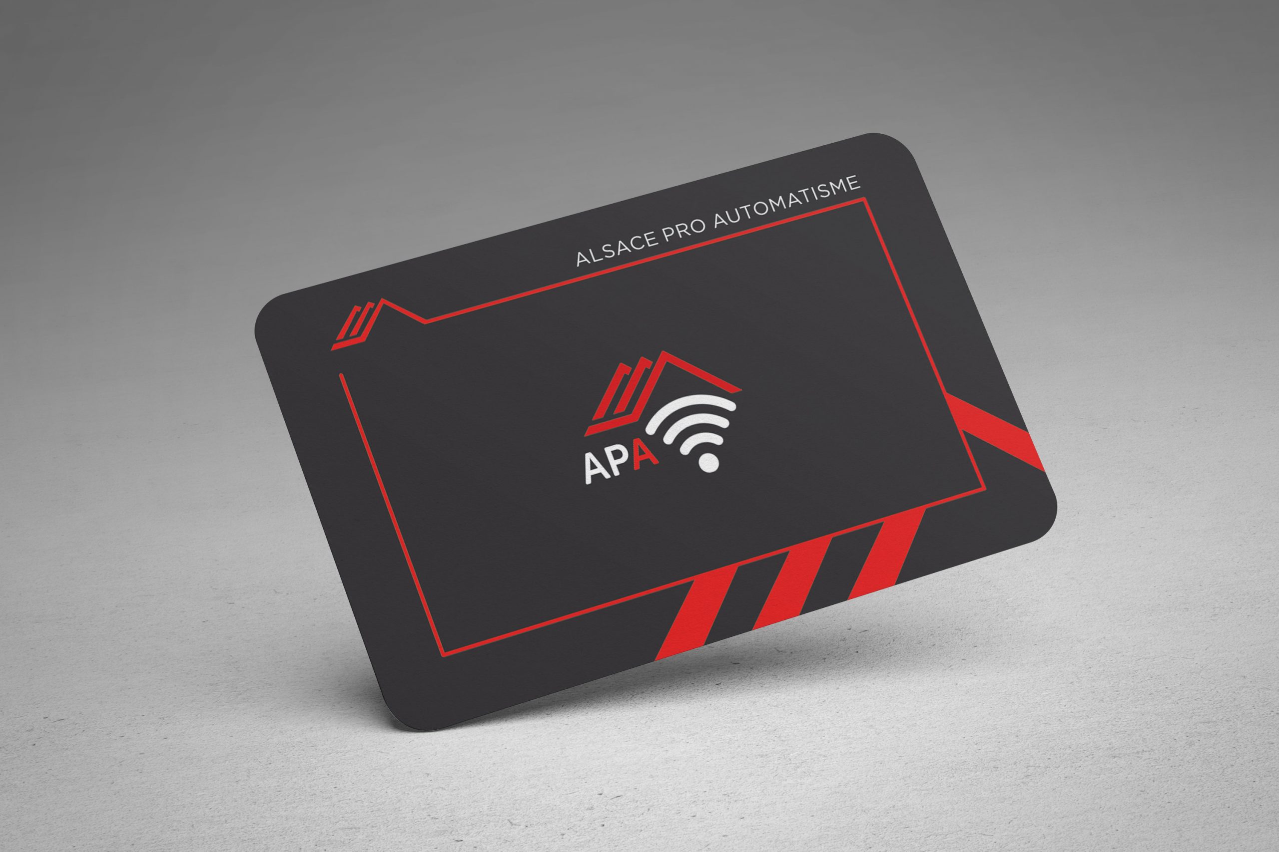 Cartes de visite réalisé par Nidyanet pour APA Automatisme
