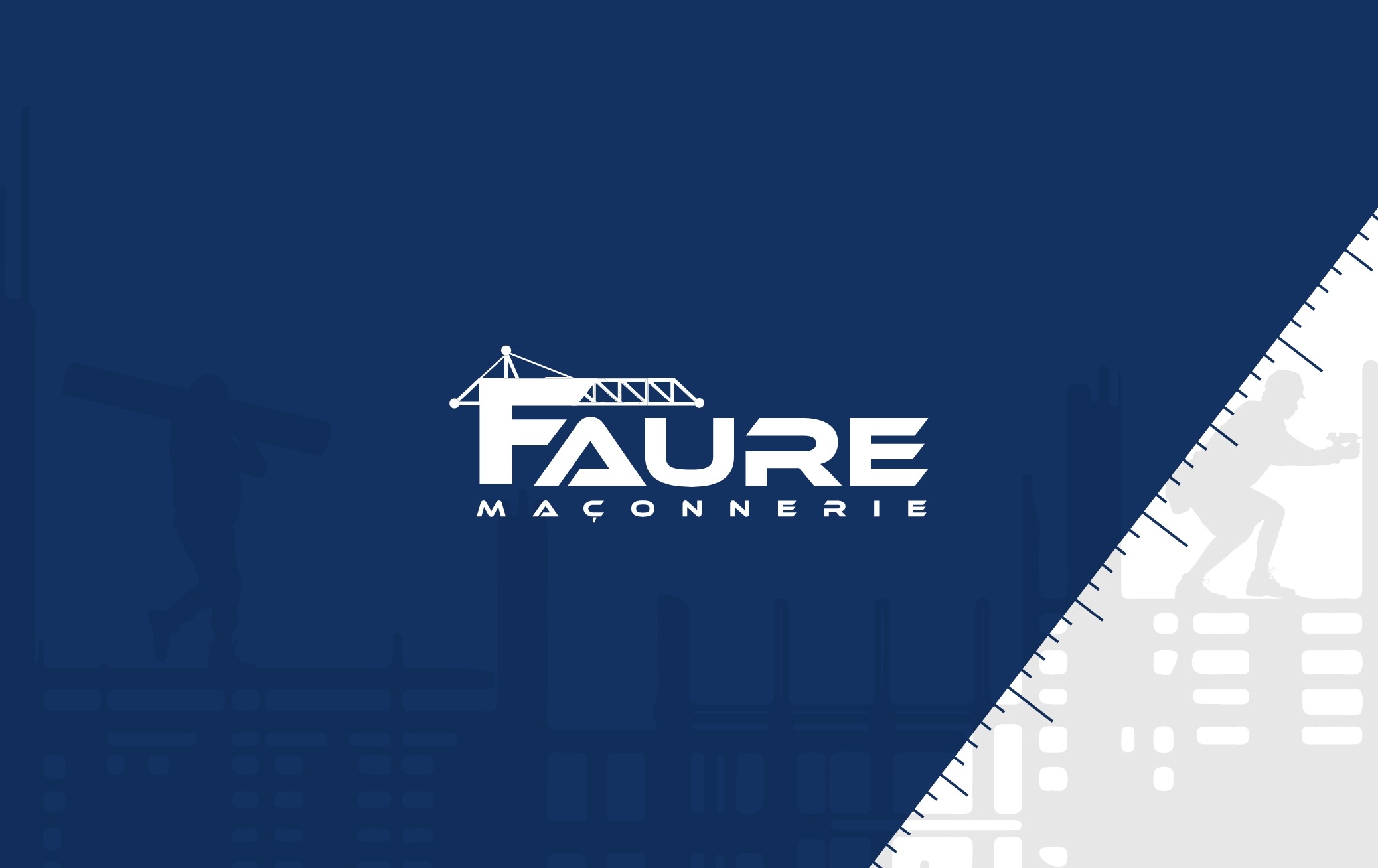Réalisation Nidyanet pour Faure maçonnerie