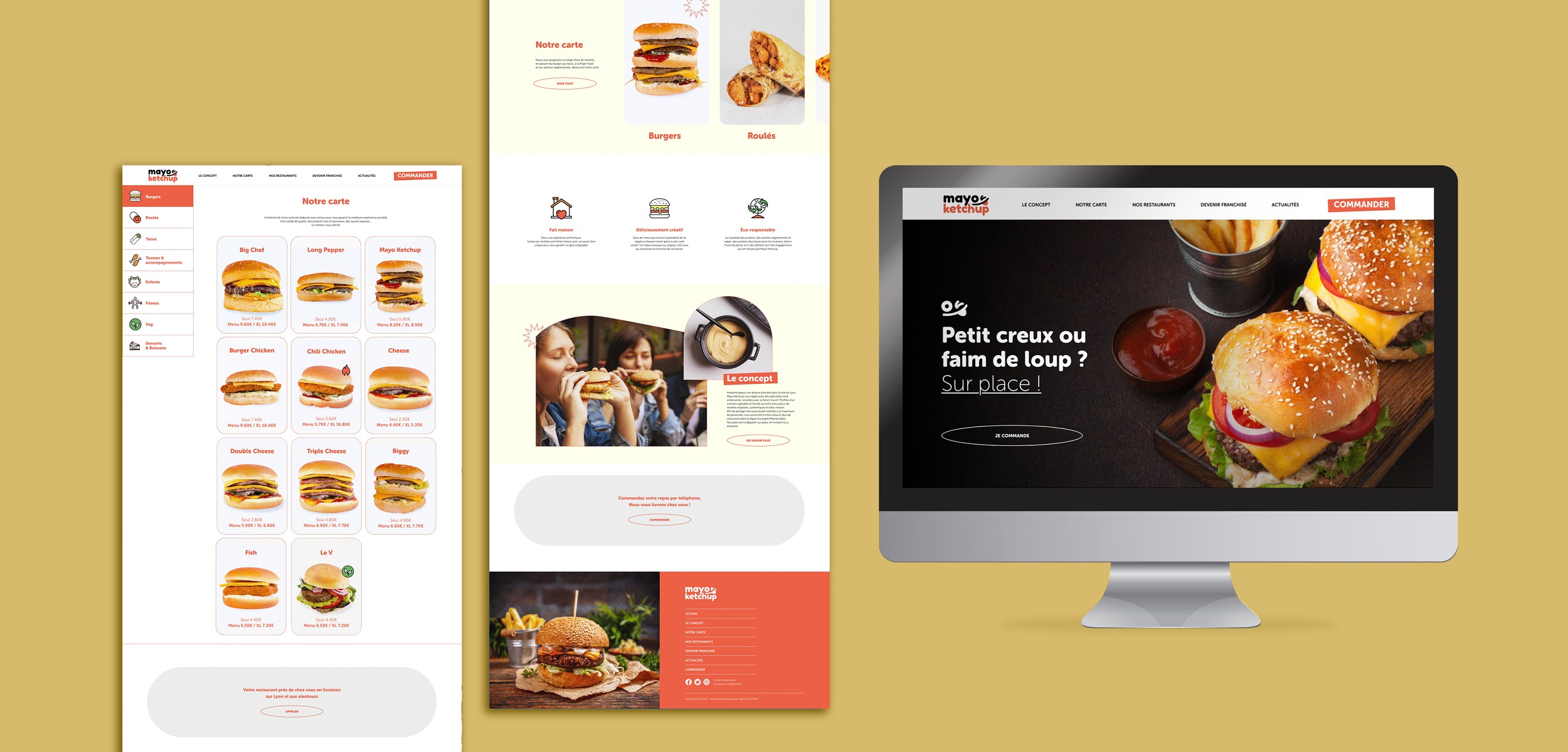 Site internet réalisé par Nidyanet pour Mayo Ketchup