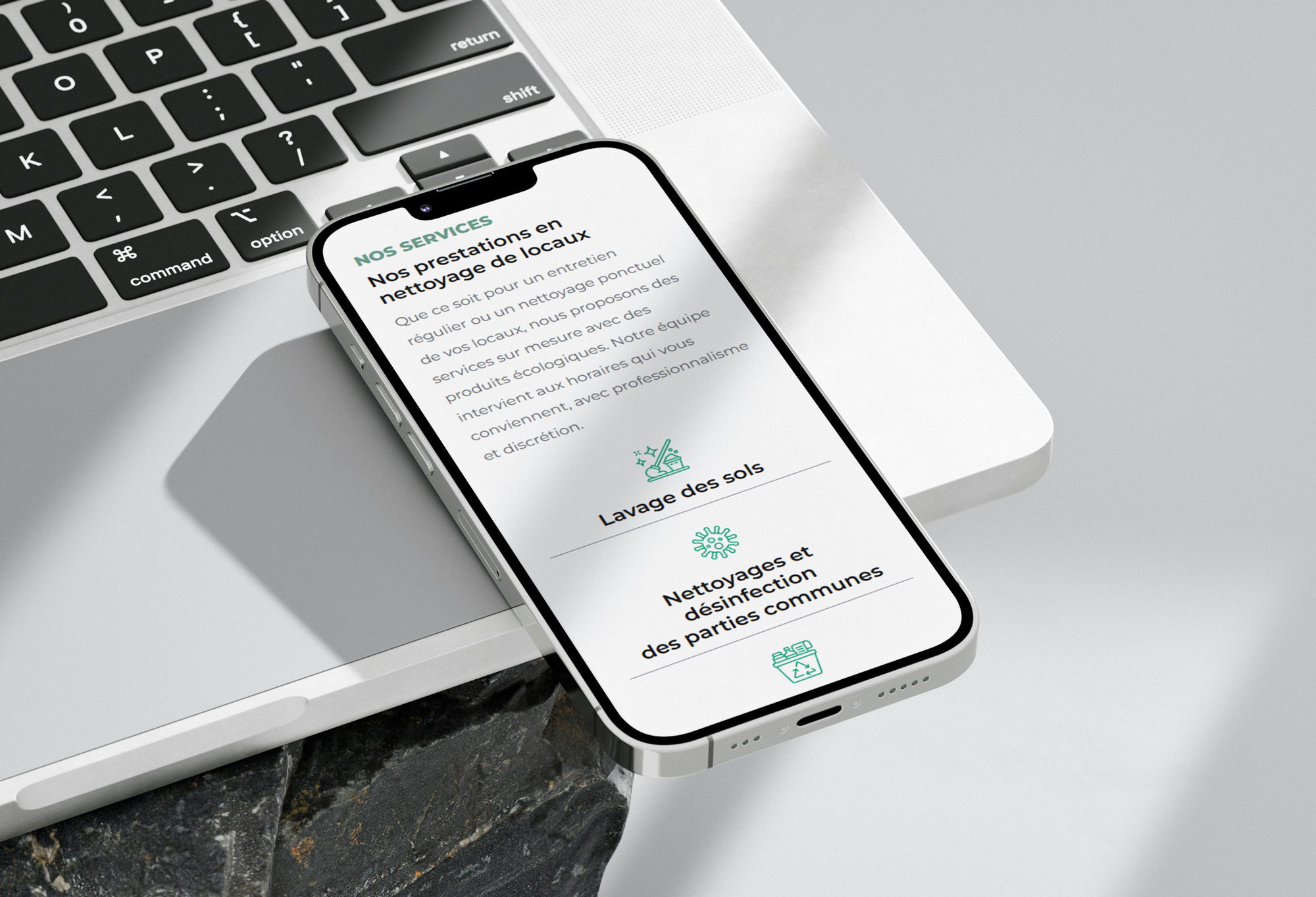 Site internet réalisé par Nidyanet pour Martins nettoyage