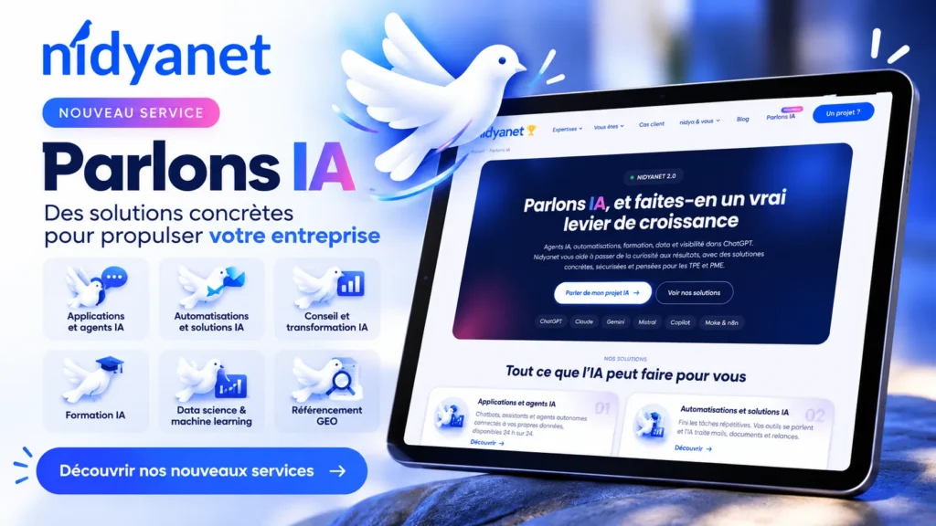 Parlons IA, les services d’intelligence artificielle de Nidyanet à Grenoble