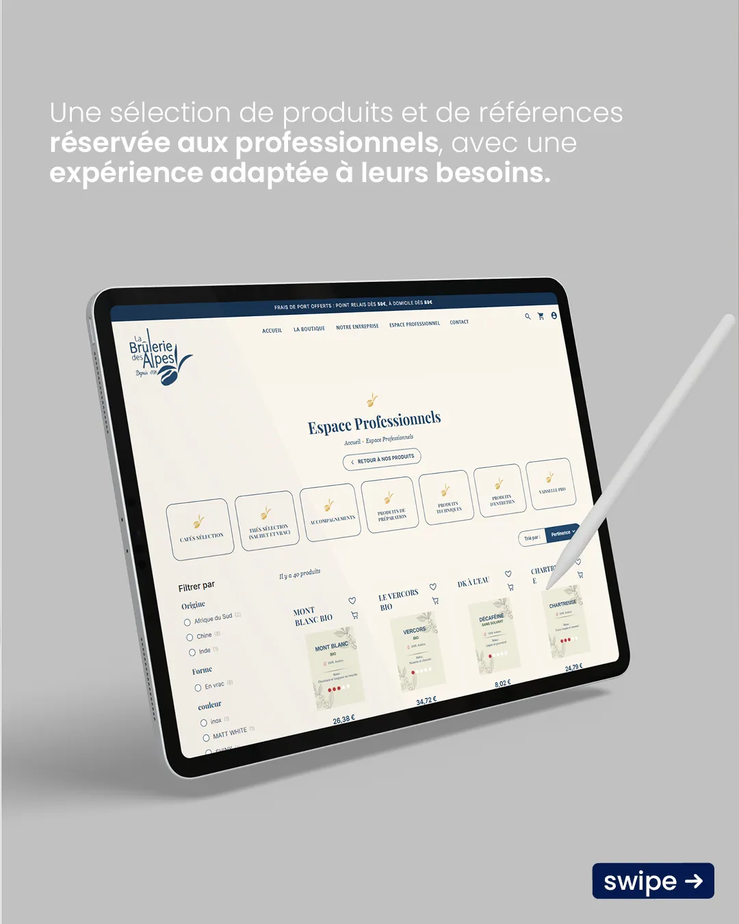 Un espace réservé aux professionnels