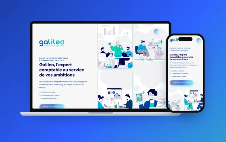 Galileo Conseil, site d’expert-comptable réalisé par Nidyanet