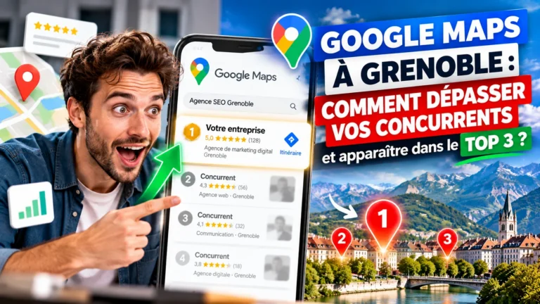 Google Maps à Grenoble : comment dépasser vos concurrents et apparaître dans le top 3 ?