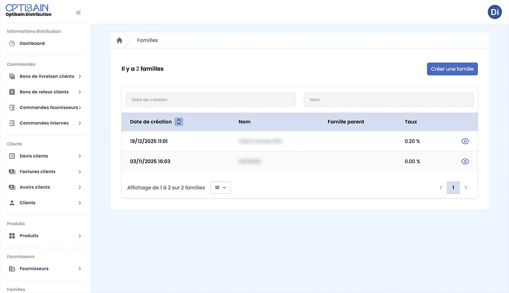 CRM Optibain : publication des fiches produits sur Leroy Merlin sans fichier Excel, avec suivi des statuts