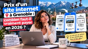 Prix d’un site internet à Grenoble en 2026 : combien faut-il vraiment payer pour son site