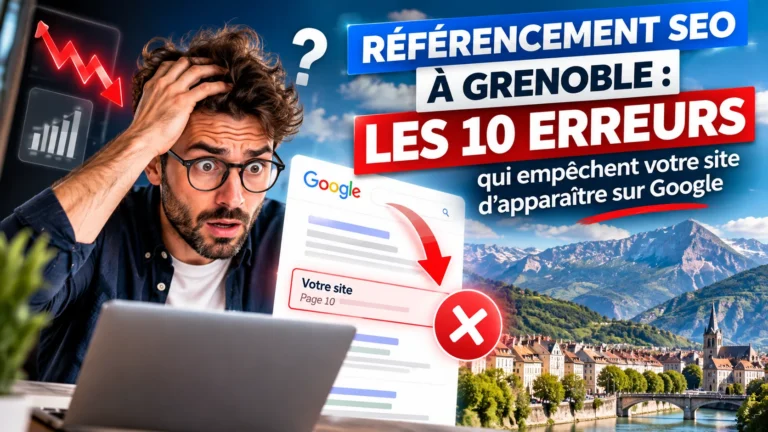 Référencement SEO à Grenoble : les 10 erreurs qui empêchent votre site d’apparaître sur Google