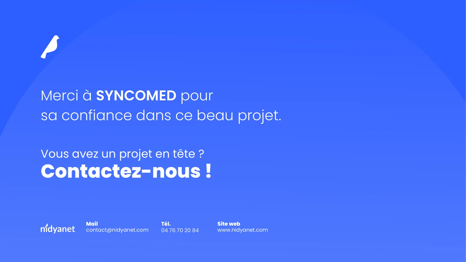 Présentation Syncomed, page 9 sur 9